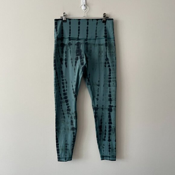 Lululemon Wunder Under Hi-Rise Tight *Shibori Full-On Luxtreme 28" Green 10 - Picture 2 of 7